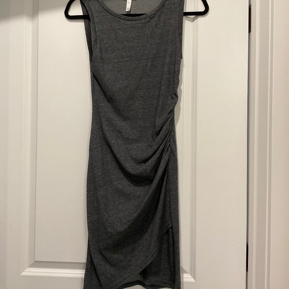 Leith midi gray sleeveless t-shirt dress - Picture 1 of 2